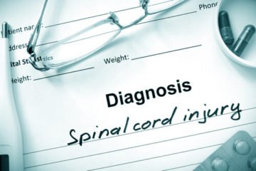 A spinal cord injury diagnosis in a hospital in Roanoke, Virginia.